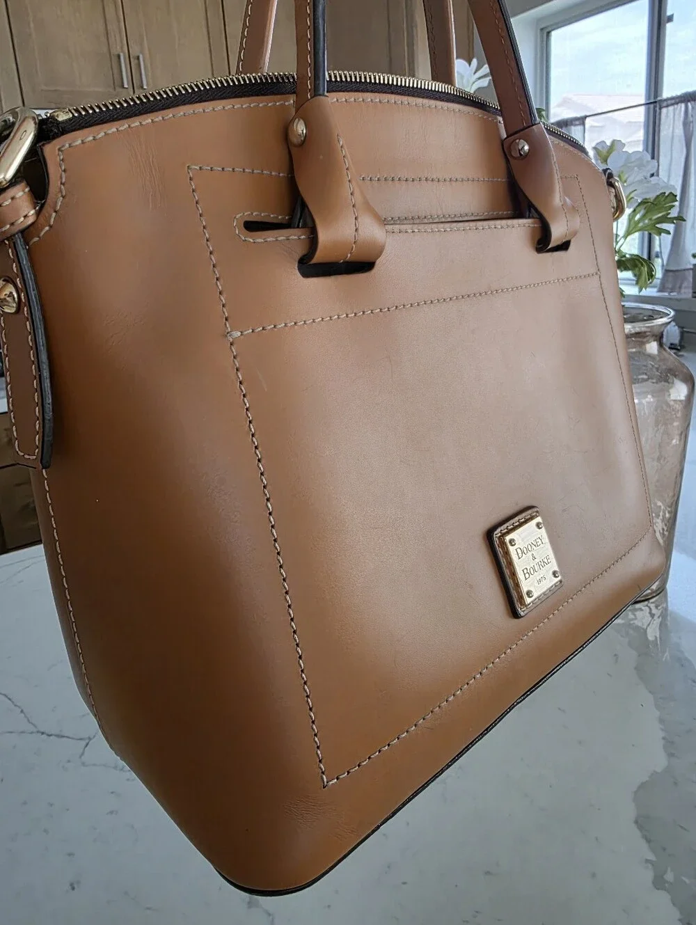 Dooney & Bourke | Beacon Domed Satchel Leather Classic Bag